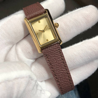 Montre pour femme de marque privée, étanche 3ATM, acier inoxydable, mouvement japonais, bracelet en cuir véritable, montres féminines de luxe tendance