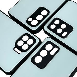 เคสเปล่าพิมพ์ซับลิเมชัน2D พีซี TPU พร้อมแผ่นกระจกนิรภัยสำหรับ Oppo <span class=keywords><strong>F17Pro</strong></span>/A54/Reno5 4G /Reno 6 Pro - Product Image 3