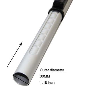 वैक्यूम क्लीनर भागों एल्यूमीनियम दूरबीन की ट्यूब, पुश बटन के साथ विस्तार धातु ट्यूब व्यास 32mm (गूंथना-14-32) - Product Image 3