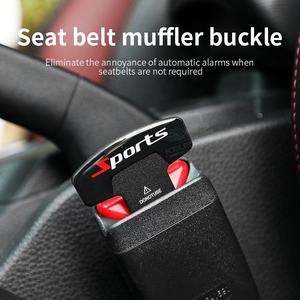 工場カスタムロゴ 安全アラーム シートベルトバックル アラームストッパー クリップ 車用シートベルトバックル 警告音キャンセラー - Product Image 3
