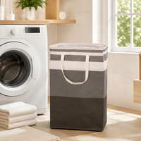 Panier à linge pliable grande capacité en toile imperméable, sac de rangement pour vêtements sales et jouets