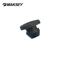 MAKSEY 6.5/7/7.5/8/8.5/9/9.5/10mm Sumbat Silikon dengan Slot, Penutup Lubang Karet, Penyumbat Lubang, Penutup Tombol, Penutup Lubang Snap-on
