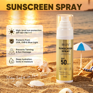 IREV <span class=keywords><strong>Spray</strong></span> <span class=keywords><strong>Solare</strong></span> con Acido Ialuronico e Nicotinamide SPF50 Pa+++ per Viso e Corpo, <span class=keywords><strong>Crema</strong></span> Schiarente Non Appiccicosa con <span class=keywords><strong>Protezione</strong></span> UV 100ml - Product Image 4