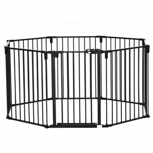 Stylo pour chien en métal 8 panneaux Clôture pour chien Barrière en métal détachable pliable - Product Image 1