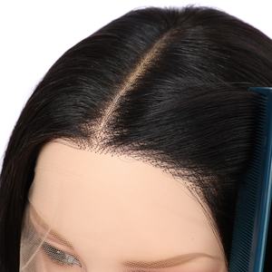 Venta de Fábrica: Cabello Humano Virgen Chino para Pelucas con Frente de Encaje, Base Transparente, Largo, Tallas Pequeñas y Grandes, 150% de Densidad, Todo Tipo - Product Image 6