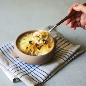 ชุดถาดอบเซรามิกทรงสี่เหลี่ยมสำหรับเตาอบอุปกรณ์ทำอาหารบนโต๊ะอาหาร - Product Image 5