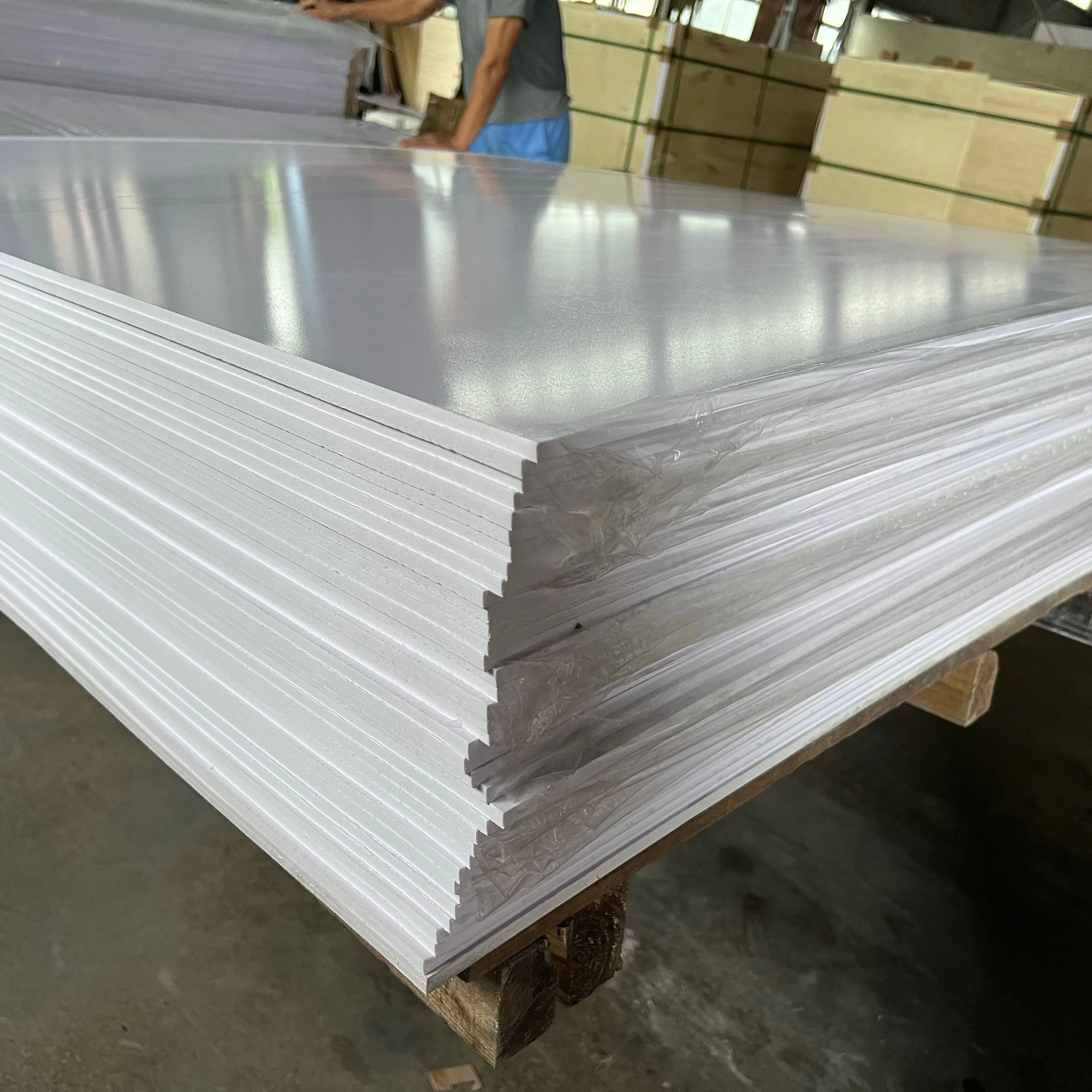 SKQ UV Printing fornitore bianco ad alta densità 4 x8ft 2 3 4 5mm plastica Forex Celuka foglio di schiuma di PVC gratuito