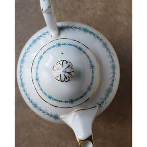Gabriella P. Coalport Théière en céramique décorée bleu clair Genève 0g - Product Image 4