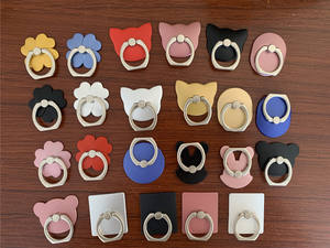 Cadeaux de Promotion personnalisés support de téléphone portable carré à quatre <span class=keywords><strong>feuilles</strong></span> avec Logo, chat, ours, lapin - Product Image 6