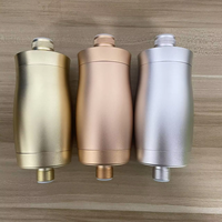 Filtre à eau de douche en alliage d'aluminium et charbon actif, 15 étapes, manuel, pour usage domestique, élimine le chlore