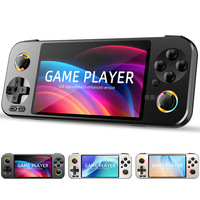 Konsol Game Genggam G63 Baru Versi Terbaru Joystick RGB Berbahan Aluminium Alloy Dilengkapi 10000 Game Baterai 1500mAh Sistem Operasi Linux