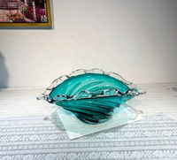 Plateau et Assiette Décoratifs Ronds en Cristal Faits Main, Écologiques et de Luxe, Personnalisables, pour Fruits Secs, Vaisselle de Haute Qualité pour la Décoration Intérieure