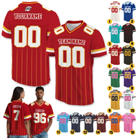 Jersey Sepak Bola Kustom Nama Nomor Logo Seragam Tim Hadiah untuk Pria Wanita Anak-anak Balita & Penggemar Sepak Bola Amerika