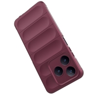 Pour Realme C63 4G Global Magic Shield TPU + Coque de téléphone en flanelle