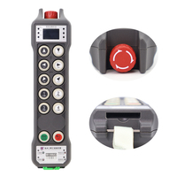 Télécommande industrielle sans fil universelle rechargeable à 10 boutons et à vitesse unique pour plateforme élévatrice et grue
