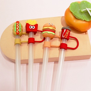 ฝาครอบหลอดดูดแบบนิ่มลายการ์ตูน ขนาด 10 มม. สำหรับขายส่ง รุ่น Gourmet Series  ใช้งานได้หลากหลาย ทำความสะอาดง่าย - Product Image 2