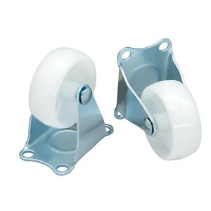 Shengyuan Directional Caster 2 Inch <b>Plastic</b> <b>Wheel</b> Plate Mount Fixed Industrial Furniture Trolley Use - Product Image 4
