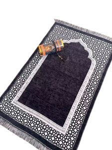 Tapis de prière musulman persan tissé et lavable, directement du fabricant. |   Boîte cadeau cylindrique |   Affaires de style moyen-oriental - Product Image 4