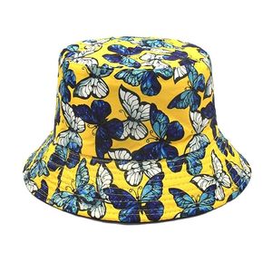 Logo personnalisé Chapeau de soleil d'été <span class=keywords><strong>Bob</strong></span> Panama Style Femmes Enfants Chapeau seau de soleil d'été Chapeaux seau en coton pour hommes et femmes - Product Image 4