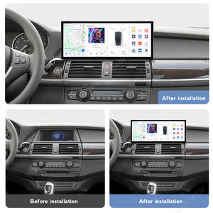 Reproductor Multimedia para Auto DUDUAUTO con Carplay y Android Auto, Navegación GPS 2Din para <span class=keywords><strong>BMW</strong></span> X5 E70 X6 E71 2008-2013 CIC CCC - Product Image 3