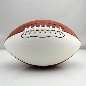 Dimensione 3 6 9 piena stampa in pelle logo personalizzato palla da Football americano - Product Image 3