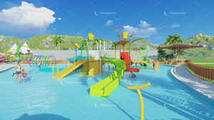 CMWaterparks Diseña <span class=keywords><strong>Equipos</strong></span> de Juegos Acuáticos de Fibra de Vidrio, Tobogán Acuático de Fibra de Vidrio Más Popular - Product Image 6