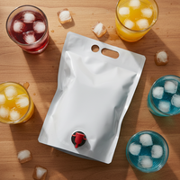 Sac aseptique de qualité alimentaire en aluminium avec valve papillon pour l'emballage liquide de vin, de bière et de jus