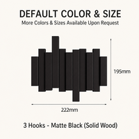 Porte-manteau mural rétractable en bois massif, design touches de piano, pliable pour entrée