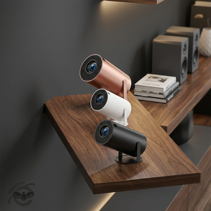 Smart Video <b>Projector</b> 180 Degree Rotating Stand Small Room Solution 1:0.9 Short Throw Android Beamer 29 - Product Image 3