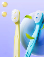 Nouvelle conception 2026 – Brosse à dents de voyage portable multifonctionnelle avec dentifrice intégré et double perles rafraîchissantes – Brosse à dents jetable