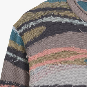 Pull en lin tricoté pour homme avec logo personnalisé, col rond, respirant et anti-rétrécissement, motifs imprimés, styles ODM/OEM - Product Image 5