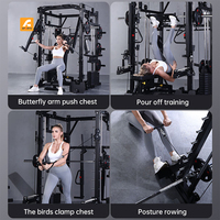 Machine Smith multifonctionnelle tout-en-un pour la musculation, équipement de fitness à charge par plaques, entraîneur fonctionnel