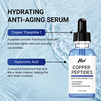 Sérum facial anti-âge au cuivre bleu pour les rides, les ridules et l'élasticité de la peau