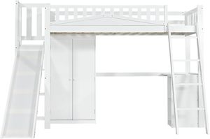 <span class=keywords><strong>Lit</strong></span> superposé multifonctionnel durable en bois massif Meubles de salle de jeux Cabine pour enfants <span class=keywords><strong>Lit</strong></span> avec table et armoire, escalier avec <span class=keywords><strong>bureau</strong></span> - Product Image 5
