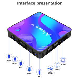 TV Box Android 11, <span class=keywords><strong>DDR</strong></span> <span class=keywords><strong>2G</strong></span>/4G Flash 16G/32G/64G RK3318 pemutar Media dengan Dual Wifi6 BT5.0 Google Voice Set Top Box - Product Image 5