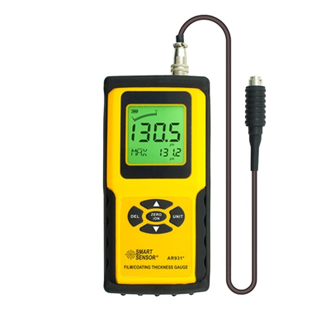 AR931+ Ultrasonic Film Coating Thickness Tester Paint Thickness Gauge