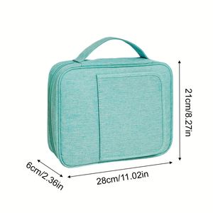 Church Book Cover Protective Holder Easy <b>Carrying</b> <b>Case</b> with Handle Zipper Pocket Bookemark and Pen Holder - Product Image 5