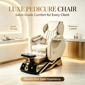 Sillón de Pedicura Comercial de Lujo con Atomización de Niebla sin Tuberías, Sillón de Spa para Pies para Salón de Uñas con Masaje - Product Image 5