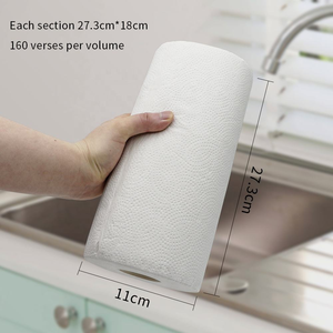Toalla de Papel para Cocina Personalizada, Rollo Jumbo de Pulpa de Madera Virgen, Precio de Fábrica al por Mayor - Product Image 1