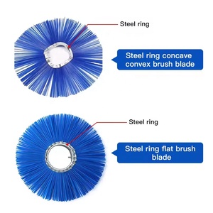 Hochwertige Härte 8''x 26 ''& 205mm * 660mm Poly/Stahl/Mixed <span class=keywords><strong>Snow</strong></span> Wafer Brush für Road <span class=keywords><strong>Snow</strong></span> Sweepers Poly Wafer Brush