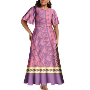 Nouvelle Collection : Robes Décontractées Confortables à Col Rond pour Femmes, Imprimé Uni, Taille Naturelle Ample – Vente en Gros - Product Image 2