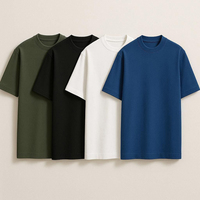 T-shirt essentiel d'été 100 % coton pour homme, motif graphique personnalisé, style streetwear, marque de créateur, manches courtes, noir