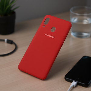 Carcasa Trasera Roja de Repuesto para Galaxy A20 - Product Image 3