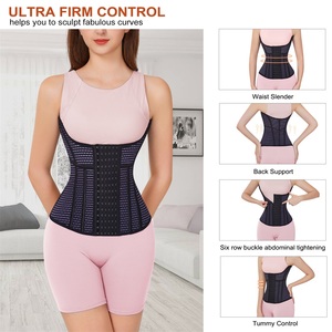 Donne dimagranti guinzagli corsetto biancheria intima <span class=keywords><strong>guaina</strong></span> modellante tuta corpo Shaper traspirante Colombia liposuzione vita Trainer all'ingrosso - Product Image 2