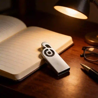 Flash Drive USB 2.0 Putar Berbahan Logam Kelas-A dengan Logo Kustom Desain Putar BOM Tetap Grosir Hadiah Bisnis Promosi
