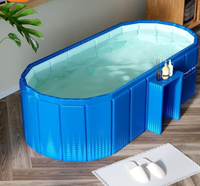 Baignoire pliable en PVC Blue Rhythm, grande capacité, écologique, spa portable à domicile