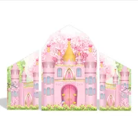 Kits de supports de toile de fond pour photomaton en aluminium de 32 mm, type arche de grange, lot de 3, avec cadre en tissu tendu, pour location d'événements et fêtes à thème ferme
