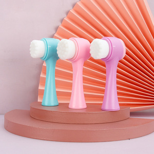 <span class=keywords><strong>Brosse</strong></span> <span class=keywords><strong>nettoyante</strong></span> manuelle pour le <span class=keywords><strong>visage</strong></span> rose, <span class=keywords><strong>brosse</strong></span> <span class=keywords><strong>nettoyante</strong></span> faciale en <span class=keywords><strong>silicone</strong></span> double face pour une exfoliation profonde des pores - Product Image 1