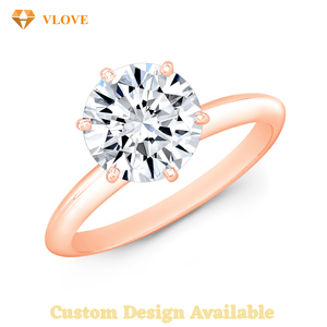 Bague en <span class=keywords><strong>diamant</strong></span> de laboratoire certifiée IGI 2 carats, bague de fiançailles en or massif 9k 10k 14k, <span class=keywords><strong>prix</strong></span> sur mesure - Product Image 5