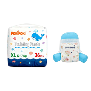 Pañales Desechables Elásticos Tipo Calzón para Bebés Marca <span class=keywords><strong>Poki</strong></span> <span class=keywords><strong>Poki</strong></span> de Fábrica China / Fabricante de Pantalones de Entrenamiento para Bebés - Product Image 1
